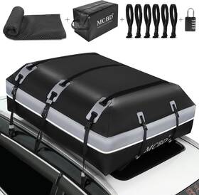 101 798394535962 Rooftop Cargo Carrier 21 Cubic Feet Soft-shell Waterproof Car Roof Luggage Bag