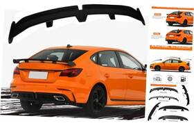 Aariguthel 731052555896 54 Inch Universal Rear Spoiler Mg6 Pro Style Abs Racing Wing