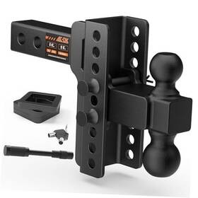 Pp1pl30103506 Ac Dk Adjustable Truck Trailer Hitch For 2 Inch Receiver 6 Drop/rise Tow