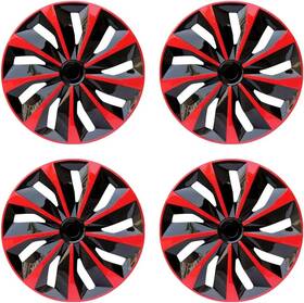 Aiqiying 715748294320 Hubcap Wheel Cover Replacement R15 Hub Caps Universal-fit Steel Rim