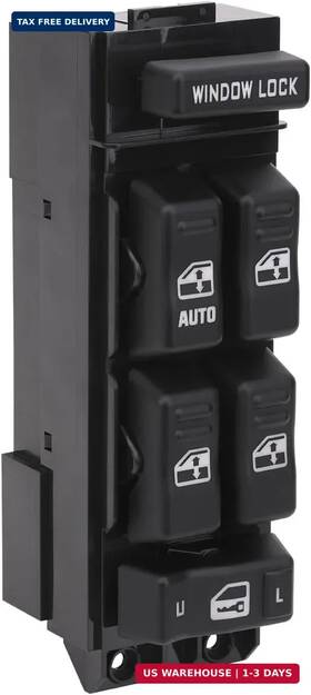 19259961 Aiyigu Power Window Switch Control Button Driver Side Compatible With 2000-2002 Chevrol