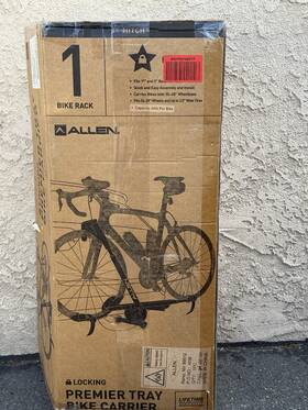 1-bike Allen 765271061104 Sports Premier Tray Rack Model Ar100 Black