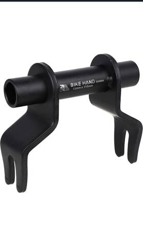 Yc-92-15l Allen Bikehand Thru Axle Fork Mount Rack Adapter For 15x110mm Boost