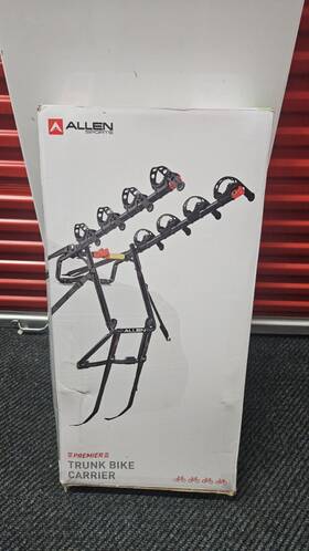 S-104 Allen Sports Premier 4-bicycle Trunk-mounted Bike Rack Carrier - Black