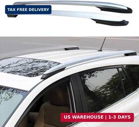 Ants Part 768111490423 Roof Rack For 2013-2018 Toyota Rav4 Side Rails Luggage Silver