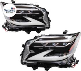 Aongslank Yde-uih69 Led Headlight Assembly Left Right Side For Lexus Gx460 2014-2019 With Low/high Beam