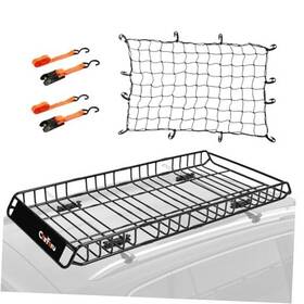 W129301wak0013-cdkxl Aorro Roof Rack Basket 78 Inch X 37 5 Universal Rooftop Cargo