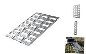 Yr300 Ardisam Inc. 69 Inch Tri-fold Ramp High-strength Extruded Aluminum 2200 Lb. Load Capacity Yr300 Ardisam Inc. 69 Inch Tri-fold Ramp High-strength Extruded Aluminum 2200 Lb. Load Capacity