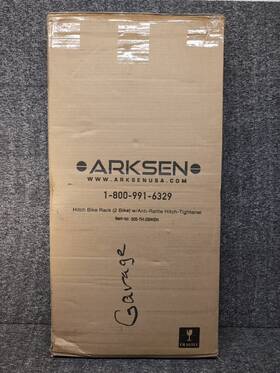 005-pbk-h2s Arksen 2 Inch Hitch Mounted Rack Smart Tilting 2-bike Platform Style Carrier-nos