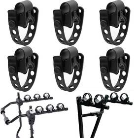 Asendiway 715072469098 6pcs/set Bike Rack Straps Replacement Bicycle Hitch Strap Cradle Bi