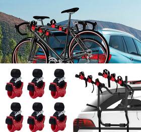 Bik-re-02 Asendiway 6pcs/set Bike Rack Hitch Mount Bicycle Car Strap Replacement Cradles C
