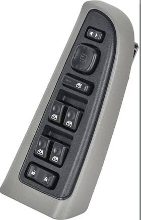 15883320 Asoparts 445001221291 Front Driver Side Door Lock And Power Window Switch Gray Bezel Assemb