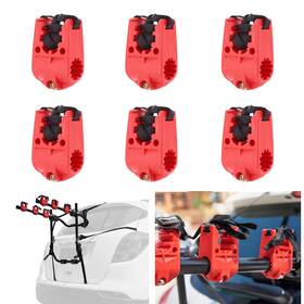St-z035-2-fba Atmomo Bicycle Hitch Racks 1-1/4 Inch And 2 Mount Carrier Set With Tie-down Straps