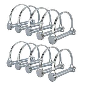 Auinn 617256024287 Wire Lock Pins 1/4 Inch X 1-3/4 Shaft Locking Pin Heavy Duty Safe