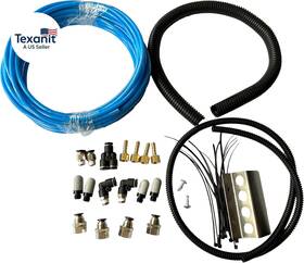 Auto 313032360388 Universal 4 Point Diff Breather Kit Compatible With Toyota Landcruiser Prado Hil