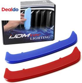 Aa2148 Auto Accessories Exact Fit Iconic Tri-accent Grille Insert Trims Compatible With 2002-05 E46 Lci