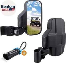 Auto Parts 711181804836 Utv Rear Side View Mirrors Compatible With 2015 Polaris Ranger 570 900 Xp 1000/