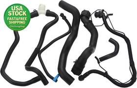 Auto Parts 744110514896 Engine Radiator Coolant And Heater Hose Set For Chevy Cruze 2011-2016 6 Pcs
