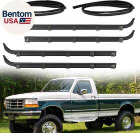 Zon-ws-e9tz1521563a Auto Parts Front Door Window Weatherstrip Trim Molding Sweep Felt And Run Chan