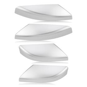 Autokay 714755993073 Roof Luggage Cargo Rail Rack End Cap Protection Cover Shell Trim Set