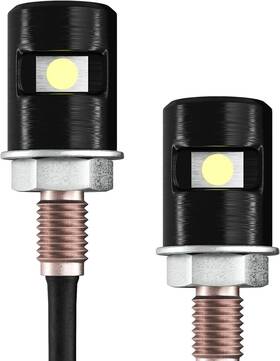 Automajor 787416893999 License Plate Light - Tag Screw Bolt Lamp 12v Waterproof Led 6500k Coo