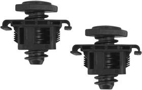 Autoyj-096 Automkt 2 Pcs Adjustable Hood Stop Bumper Buffer Fits For Dodge Ram 1500 2500 3500