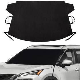 Ap-snc-01 Autopect Windshield Cover For Ice And Snow - Car Universal Black