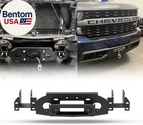Sl01a102 Autowiki Front Hidden Winch Plate For 2019-2025 Chevy Silverado 1500 Mounting Plat