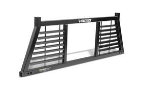 Bac148lv Backrack Realtruck Half Louvered Rack Frame Only Black No Drill 148lv