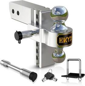 2006zzz523mus Ball Mount Kyx Trailer Hitch Fits 2.5 Inch Receiver 6 Drop 12500 Lbs Gtw