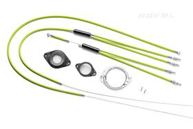 Bavel 718520177729 Bmx Bike Gyro Brake Cables Front Rear Upper Lower Spinner Rotor Set Kit