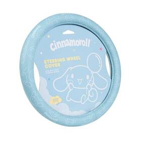 Srsw-1302 Bdk Cinnamoroll Steering Wheel Cover Official Sanrio Car Blue Monogram