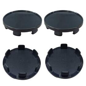 Bdzmc-bc-110 Bdzmc 4pcs Wheel Center Cap Snap-in Plastic Rim Hub Caps Cover 2.12 Ftft Black