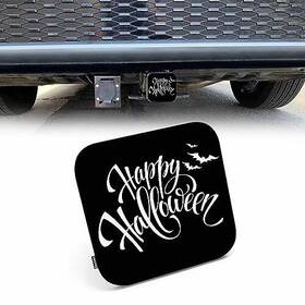 Hitch-c96-ys0310wsj Beabes Hitch Cover Spooky Halloween Bats Rubber 2 Inch X2 Happy