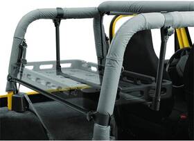 4140601 Bestop 077848074081 Black Lower Cargo Rack Bracket System For 92-02 Wrangler