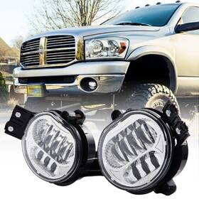 Bicyaco 445038234257 New Version Led Fog Light Compatible With Dodge Ram 1500 2002-2008 250