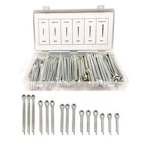 Bs-hc-144 Boatsea 144 Pcs Large Cotter Pin Assortment Zinc Plated Steel Split Fastener Cli