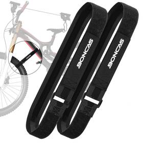 Boncas 702679026069 Adjustable Bike Rack Strap 24 Inch Bicycle Wheel Stabilizer Straps With Innovativ