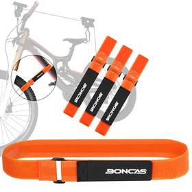 Boncas 713091109841 Adjustable Bike Rack Strap 24 Inch Bicycle Wheel Stabilizer Straps With