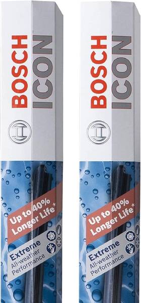 22a22b Bosch 077212251186 Icon Beam Wiper Blades - Driver And Passenger Side Set Of 2 22a