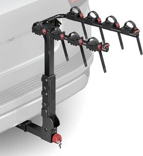 Irk010 Bougerv 2024 Enhanced Lockable Bike Rack Hitch For Premier Locking Black Red