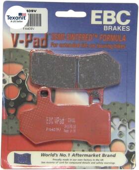 Fa409v Brakes Semi Sintered Disc Brake Pad Black 1x1x1