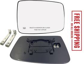 Branded 313028885857 Ram Passenger Right Side Heated Mirror Glass Compatible With 2009-2018 Dodge