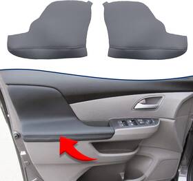 Branded 313057151152 Kbh Door Panel Armrest Cover Replacement For Honda Odyssey 2011-2017 Vinyl Leat
