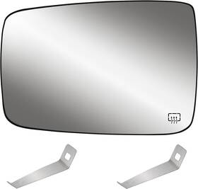 Branded 445049930919 Driver Side Heated Mirror Glass Compatible With 2009-2018 Dodge Ram Pick-up 1500