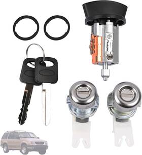 707624 Branded Ignition With Door Lock Cylinder Compatible Ford F-250/f-350 1997-2007 For