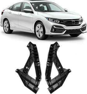 Mo-3101 Branded Pair Headlight Bracket Compatible With 2016-2021 Honda Civic Replacement For 711