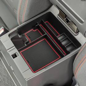 P758 Branded For 2025 2026 Nissan Frontier Center Console Organizer Tray 2022-2025 Nissa