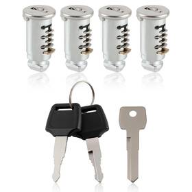 Us-tlc-01 Branded 4-pack Thule Compatible Lock Cores - One-key System Cylinders Bike Rack
