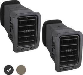 Vt003cc Branded Dash A/c Air Vent Passenger Side Dark Gray Compatible With 1999-2007 Chevrolet